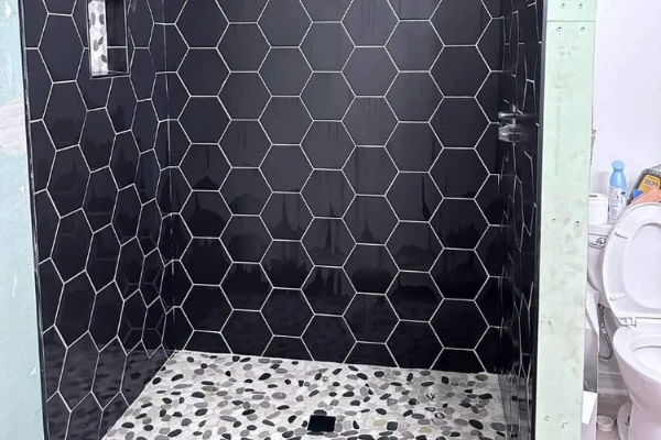 Shower Tile Installation